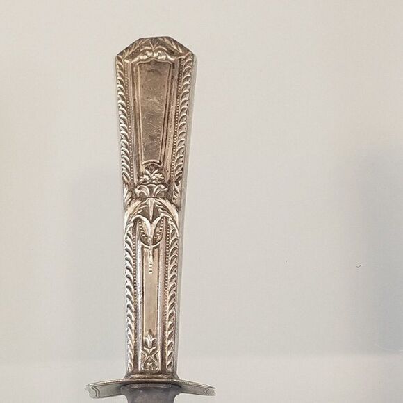 Vintage Carving Knife Sterling Silver Handle Stainless Blade - Picture 4 of 9